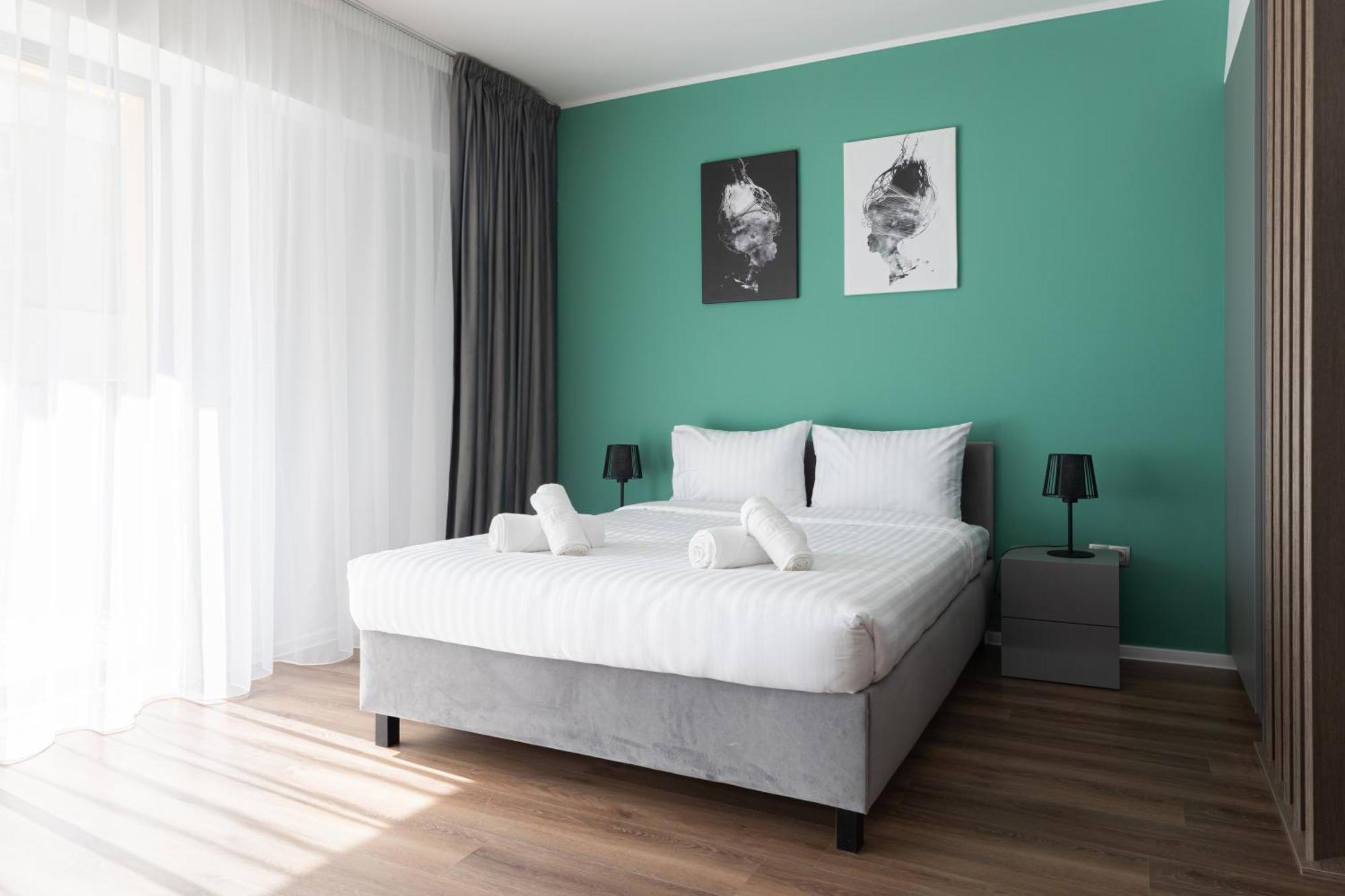 Tower Apartments Kluž Pokoj fotografie