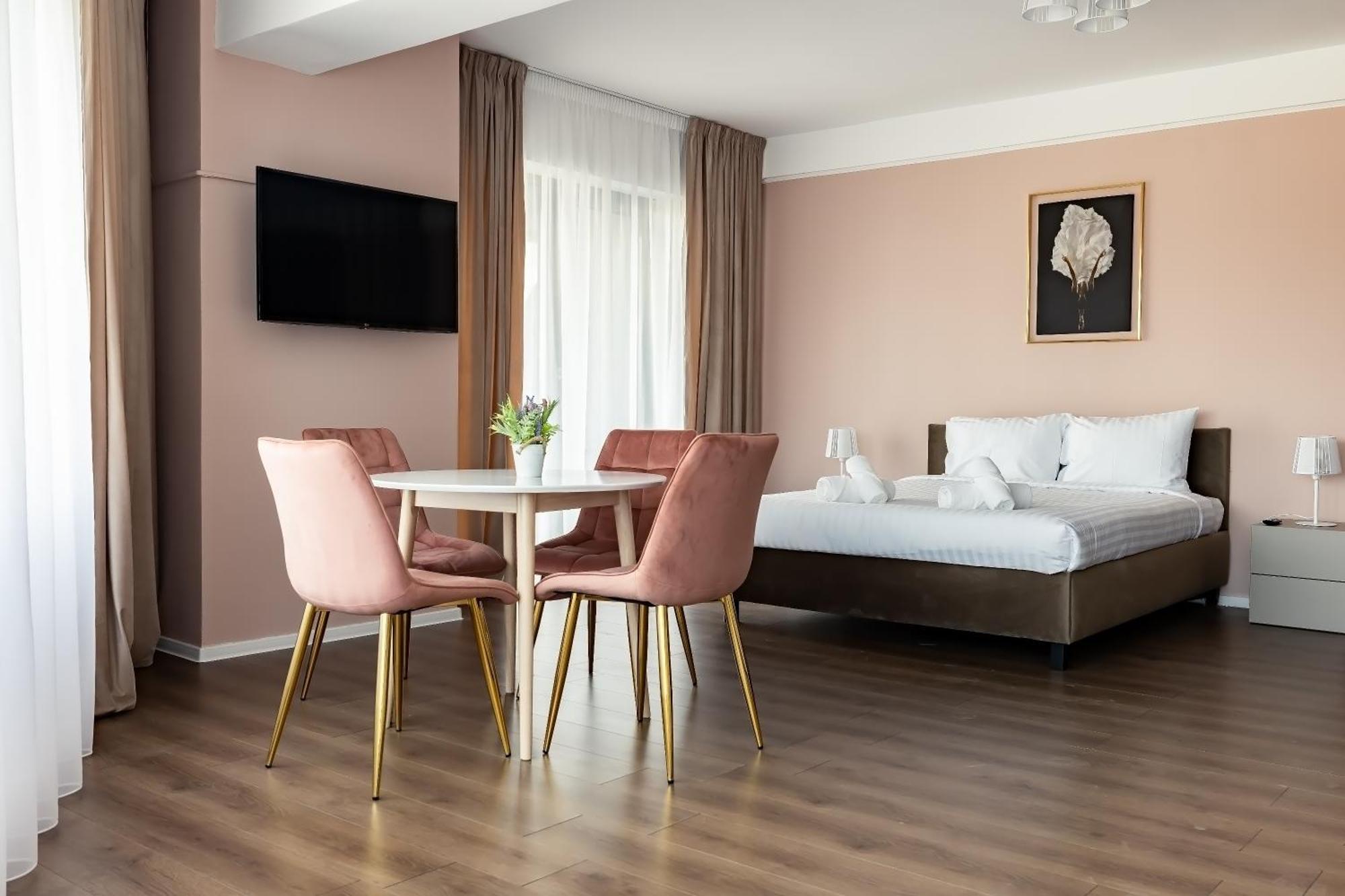 Tower Apartments Kluž Pokoj fotografie
